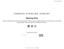 Tablet Screenshot of candacestriblingjewelry.com